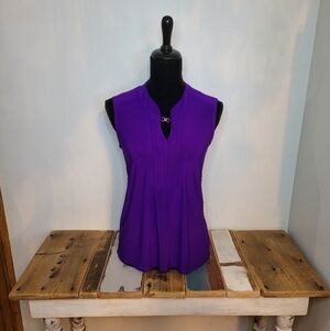 Liz Mccoy Vibrant Purple Women's Blouse